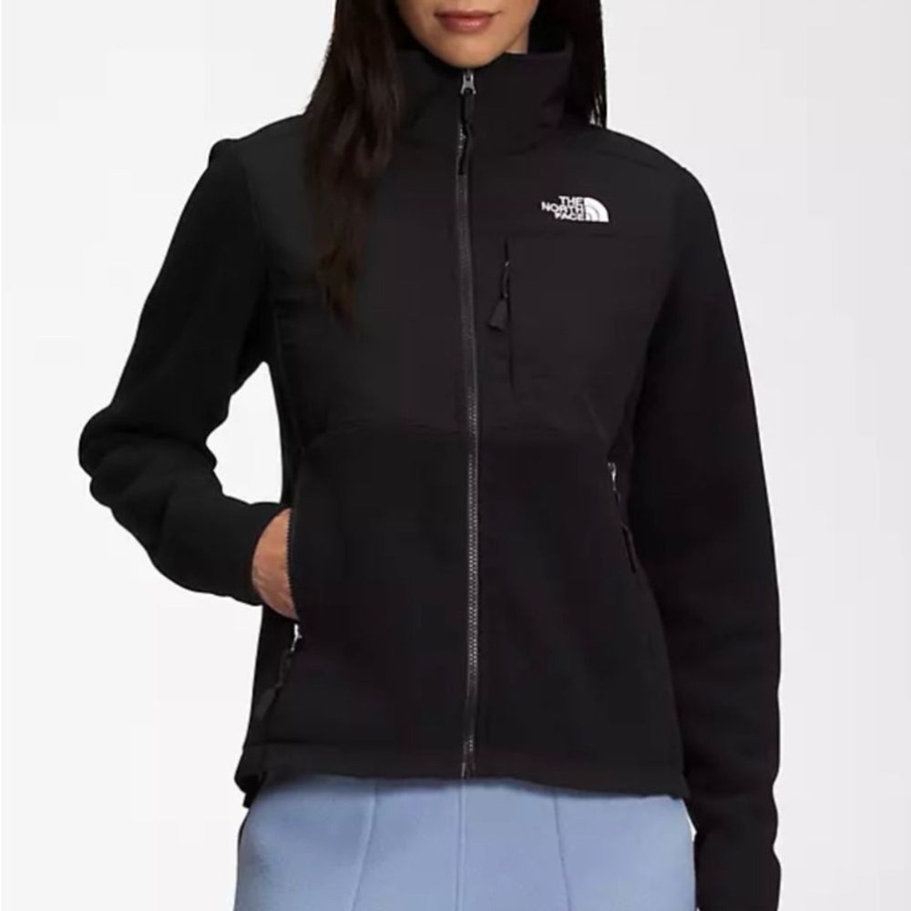 The North Face Jacket Women Small BLK Polartec Fleece Full Zip Outdoor Gorpcore